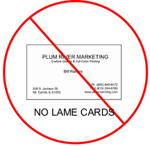 No Lame Cards!